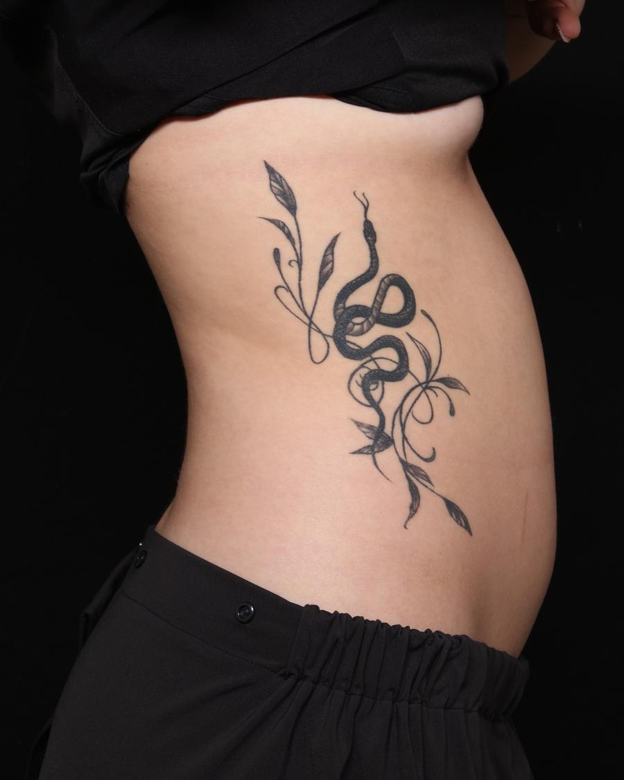 Lymphatic Drainage, view 2, before